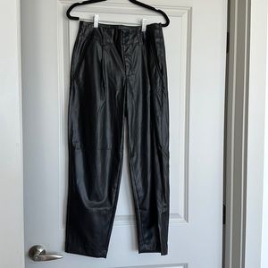 Target Black leather pants